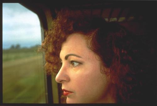 Self-Portrait on the train, Germany 1992 Nan Goldin 